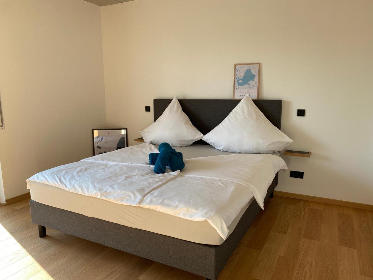 Appartamento Neubau Gruener Wolpertinger Designwhg 106Qm Barrierefrei Breitbrunn am Chiemsee Esterno foto