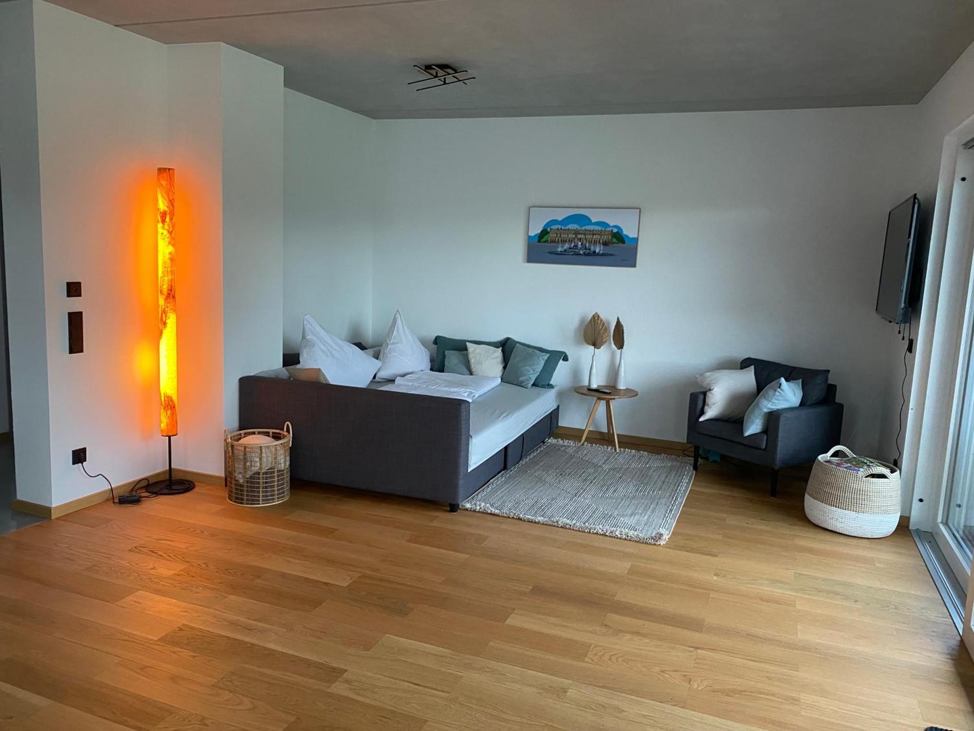 Appartamento Neubau Gruener Wolpertinger Designwhg 106Qm Barrierefrei Breitbrunn am Chiemsee Esterno foto